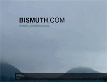 Tablet Screenshot of bismuth.com
